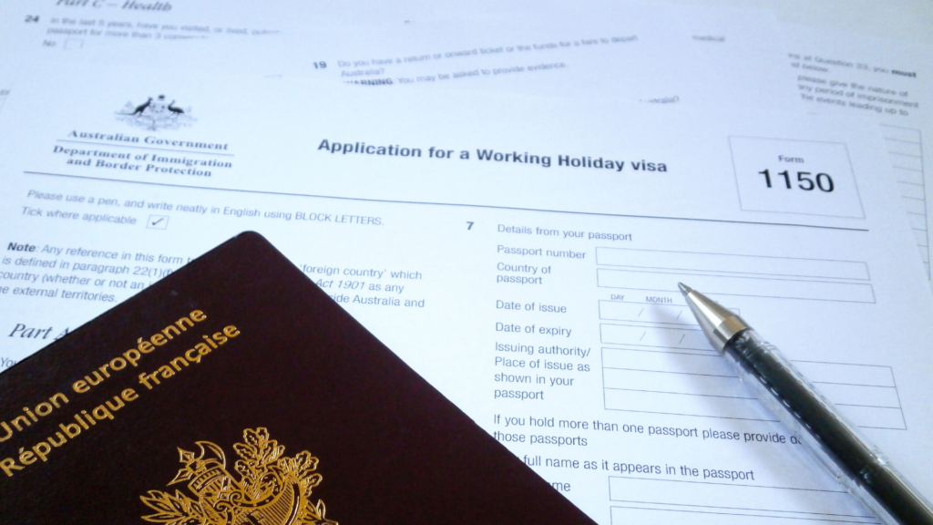 spain navi working holiday application